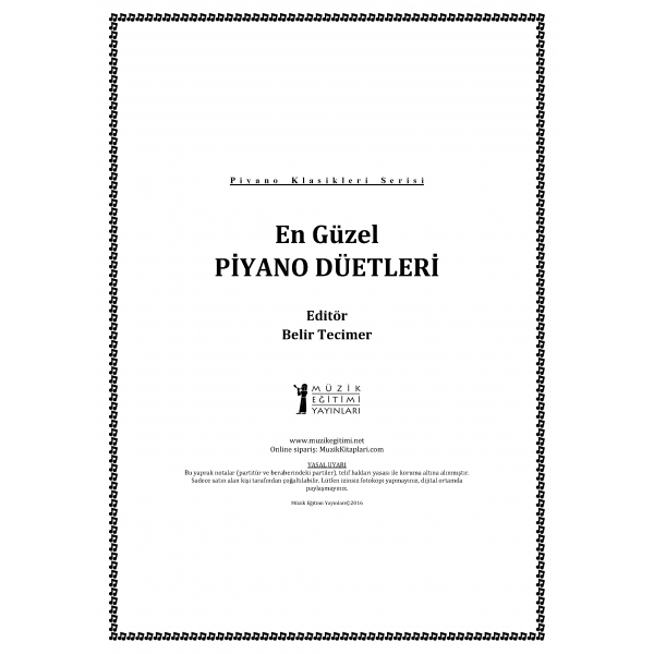 En Güzel Piyano Düetleri (PDF)